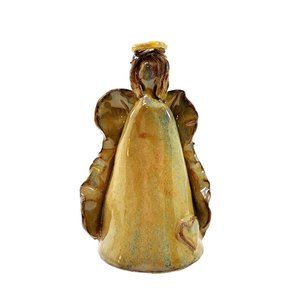 Pottery Angel Figurine 6"